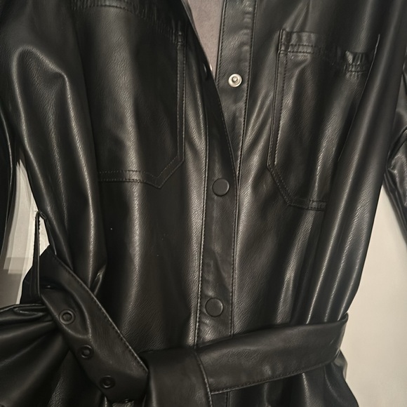 Ted Baker Faux leather dress! New! Fall! 🍁🍁 - Picture 8 of 8